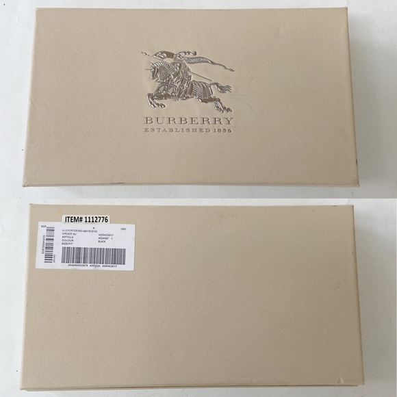 Burberry Horseferry Check and Black Leather Continental Wallet w/Box and Dustbag - Picture 15 of 17